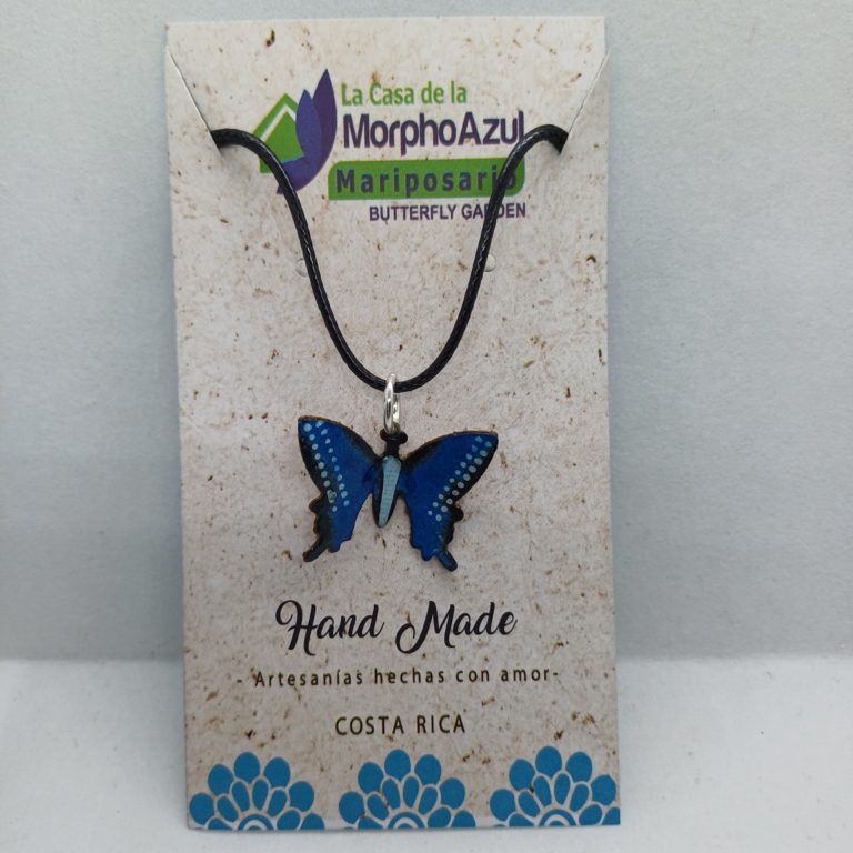 COLLAR MARIPOSA EN CUERO